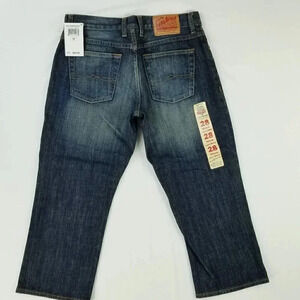 Lucky Brand Size 28 Classic Fit Crop Women's Blue Denim Jeans